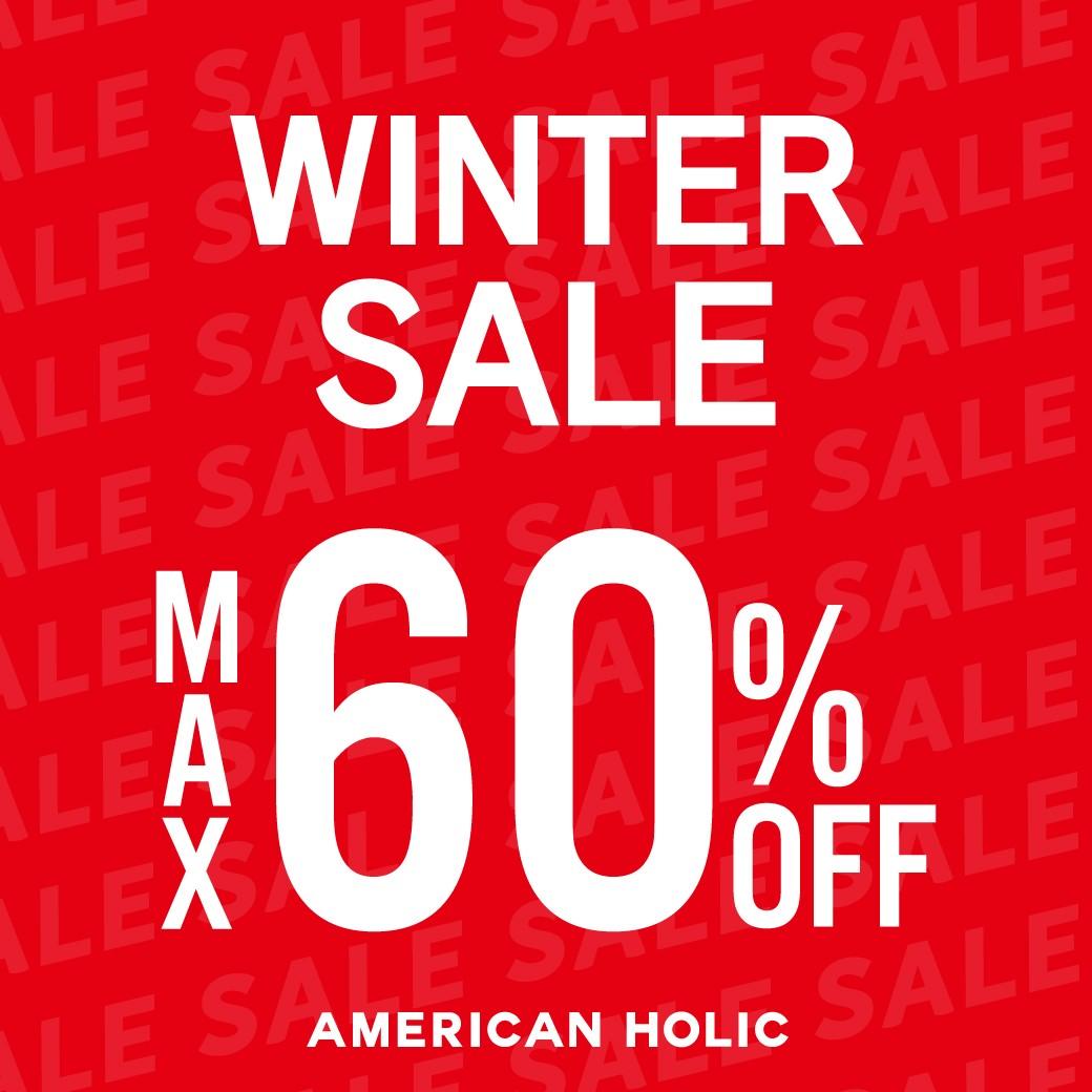 ☆AMERICANHOLIC冬物セールのお知らせ☆
