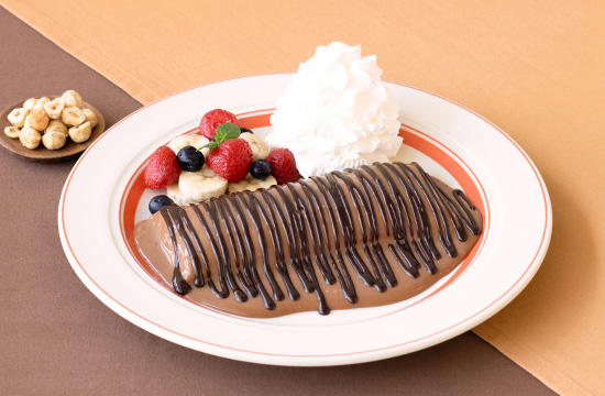 とろけるチョコレートのクレープが登場！