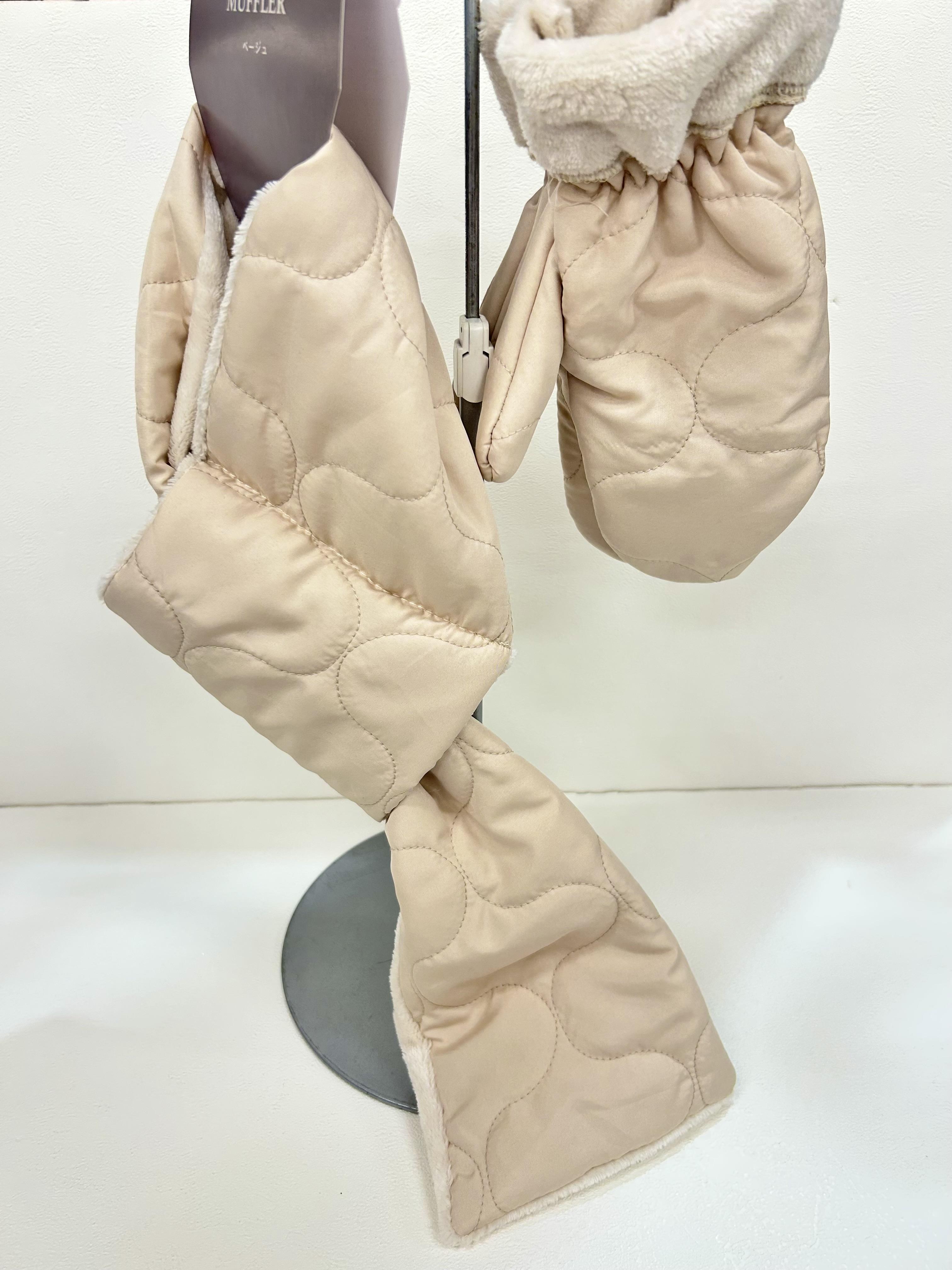 キルティング生地のオシャレな防寒アイテムが入荷しました♡⸝⸝