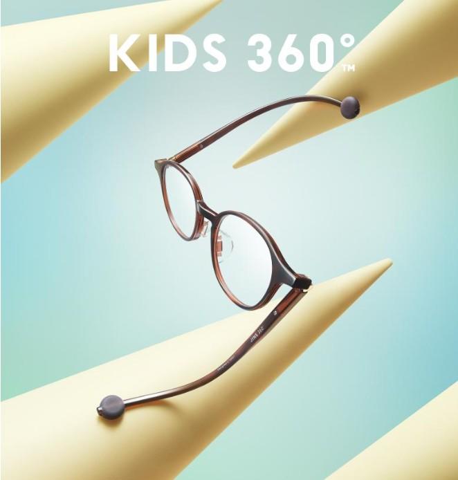 JINS史上最も壊れにくいメガネ※1「JINS 360°」から、キッズ＆ジュニア用「K!DS 360°」新発売！！