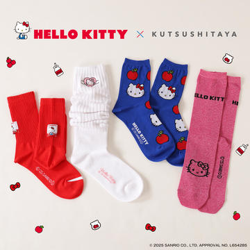 HELLO KITTY　×　靴下屋コラボソックス発売！！