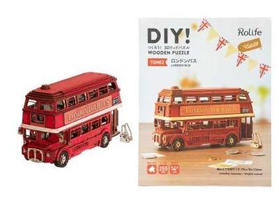 レトロなデザインが素敵なウッドパズルが新登場！