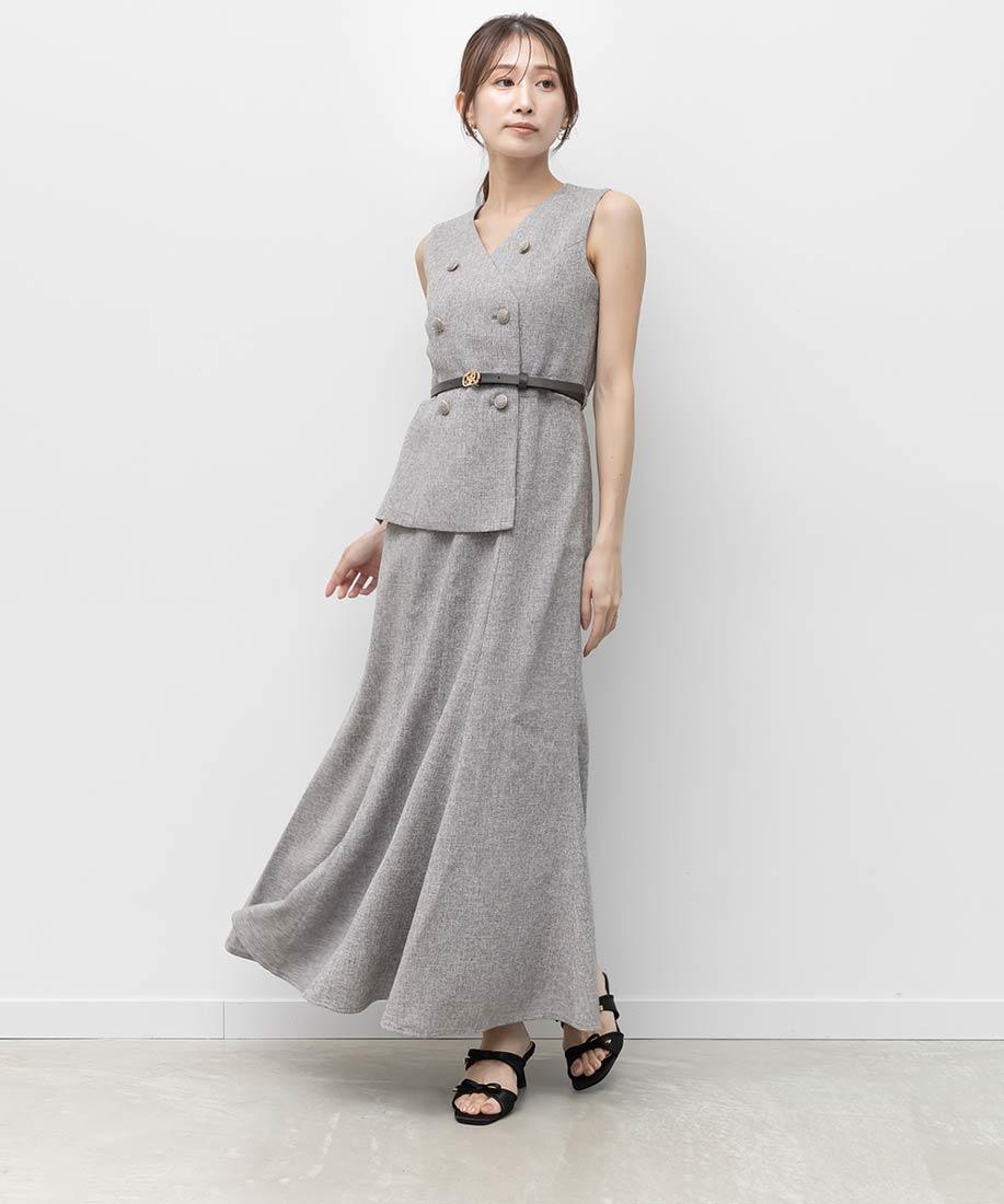 【NEW】ジャケットライクマーメイドワンピース